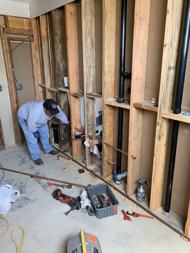 Commercial rough-in plumbing for Gas Line Repair in Crescent Park